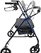 Probasics Heavy Duty Aluminum Bariatric Rollator with 8-inch Wheels, 400 Pound Weight Capacity, Blue