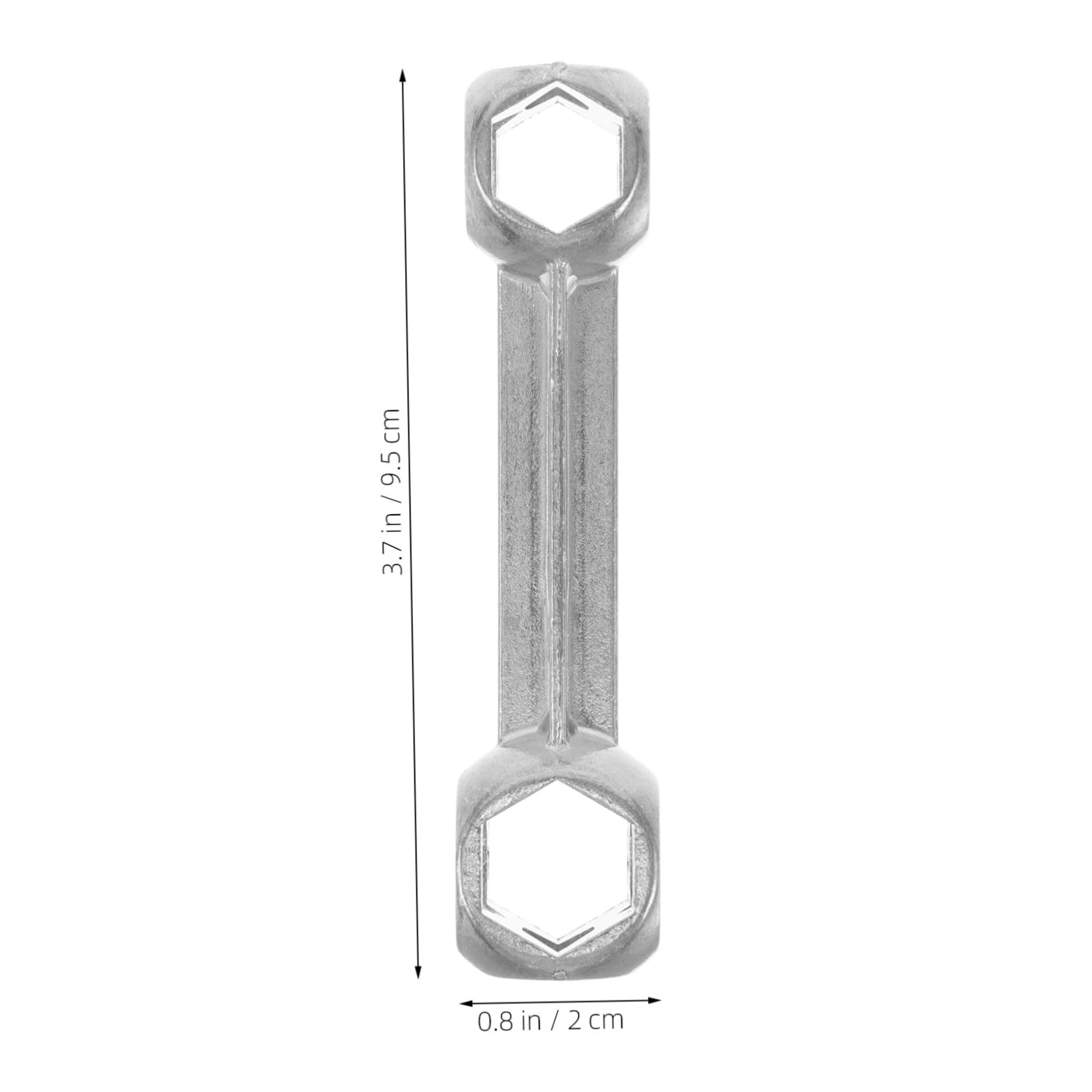 BESPORTBLE Versatile Bicycle Tool Kit 2pcs Compact Hexagon Spanner Wrench for Bike Scooter and Motorcycle