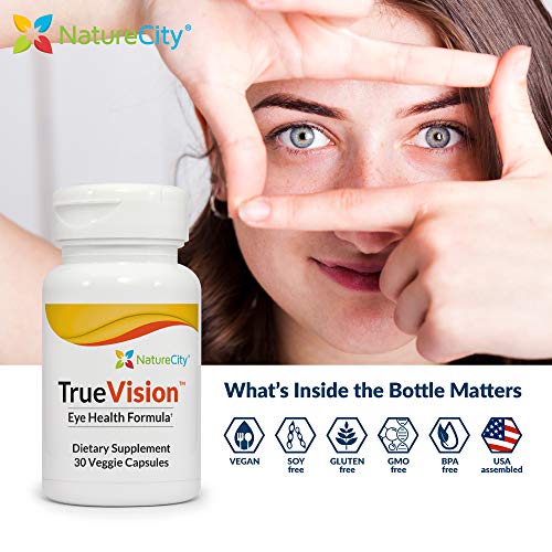 NatureCity True-Vision Eye Vitamins - Lutein and Zeaxanthin Supplements with Saffron 20mg - Eye Health Supplements for Adults (30 Veggie Capsules) - Eye Vitamins for Vision and Eye Health - Thumbnail 4