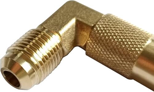 Miniatura 2 de Seihao Adaptador de codo de propano con conector macho de 38 pulgadas para plancha de mesa Blackstone de 17 pulgadas y 22 pulgadas