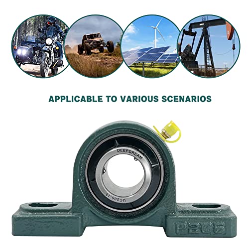 4Pcs Ucp205-16 Pillow Block Bearing 1 Inch Shaft Cast Iron P205 Bearings With 1" Bore Mounted Bearing Block Self Alignment… #TOP6