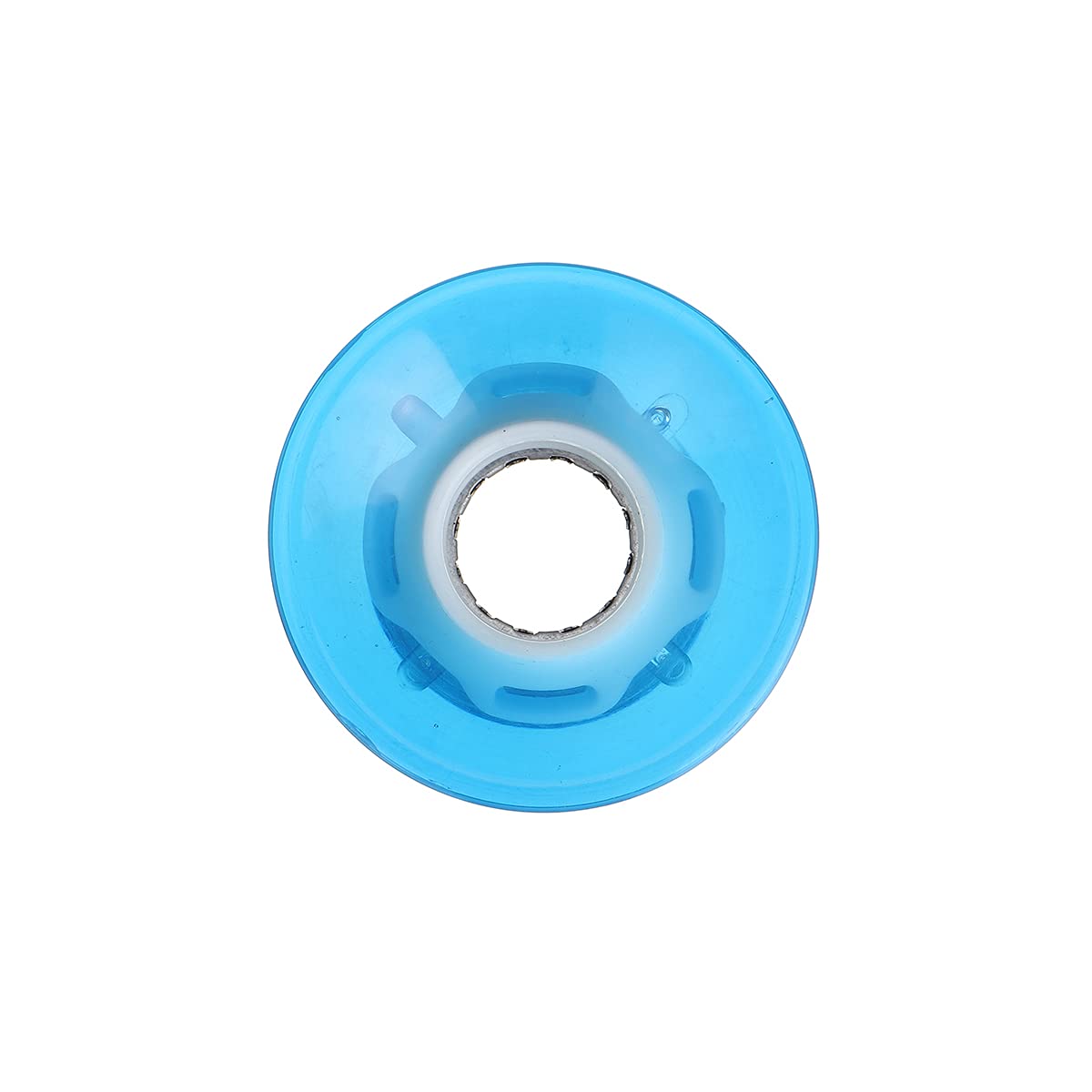 YONGYAO 4PCS/Set 60x45mm Roues de Planche à roulettes Glow Flash Light Longboard Light Wheels-Bleu