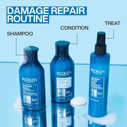 Image of Redken Extreme Shampoo - Strengthen & Repair Damaged Hair, For Damaged Hair, Infused With Proteins