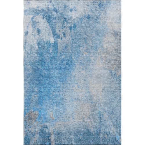 Addison Rugs Mayfield 168x120 cm Alfombra Lavable Azul miniatura 2