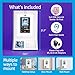 HP Sprocket Fotobox-Maschine Sofort-Farb-Fotodrucker (Weiß) Starter-Paket + Zink-Papier (100 Blätter) + Gepolsterte Tragetasche