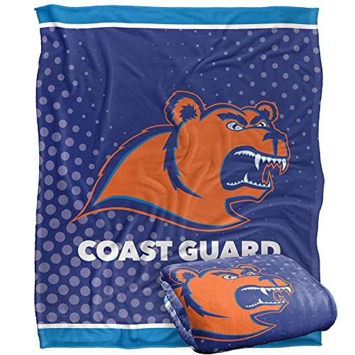 United States Coast Guard Academy Blanket, 60"x80" Logo Dots Silky Touch Super Soft Throw Blanket