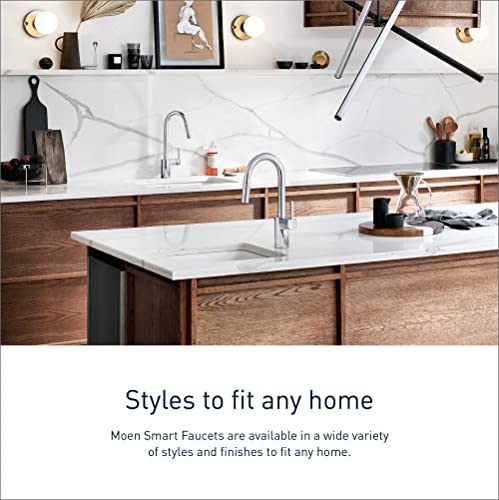 Moen Nio Spot Resist Stainless Smart Faucet Touchless Pull-Down Sprayer Kitchen Faucet With Voice And Motion Control, S75005Ev2Srs #TOP6