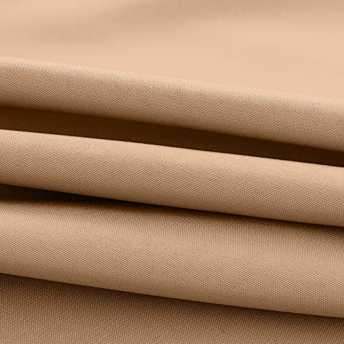 Image of MASTERCANOPY Patio Umbrella 9 ft Replacement Canopy for 6 Ribs-Beige Canopy Only