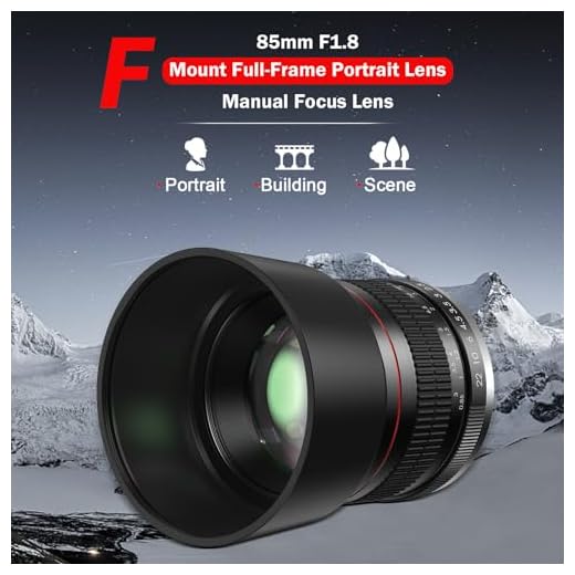 85mm f1.8 Manual Focus Lens for Nikon