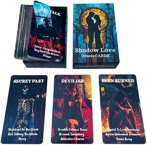 Shadow Love Oracle, Carte per Relazioni e Messaggi d'Amore, Mazzo...