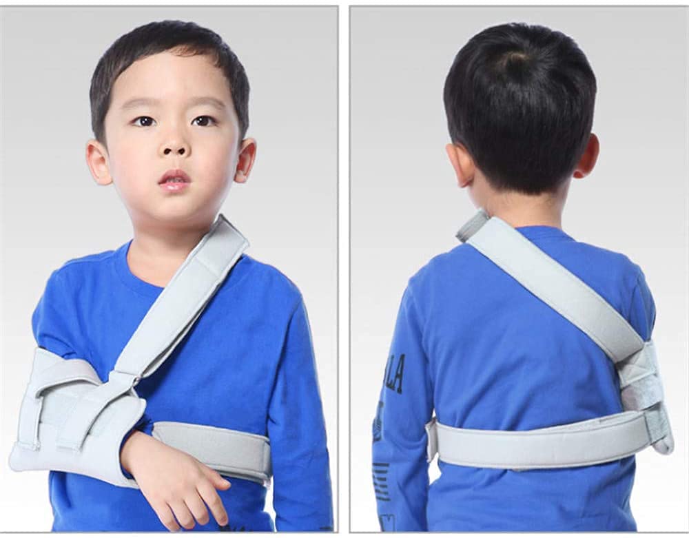 Cabestrillo de brazo para lesiones de hombro Eslingas de brazo para soporte de brazo de muñeca roto Cabestrillo de soporte de brazo para niños, estabilización para antebrazo lesionado Brazal