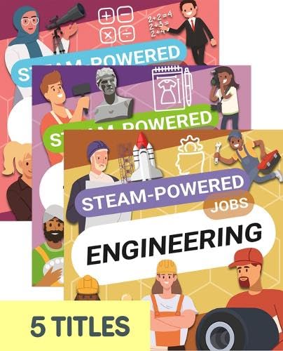 STEAM-Powered Jobs (Set of 5)      Library Binding – August 1, 2026