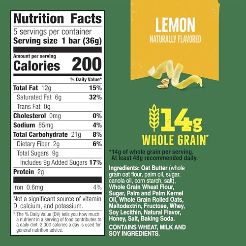 Image of Nature Valley Crispy Creamy Wafer Bars, Lemon, Whole Grain, 5 Bars, 6.5 oz