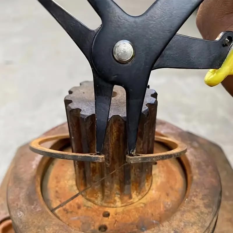 Miniatura 2 de 1 unids 2 en 1 alicates de doble propósito, alicates de circuito internos y externos, alicates de desmontaje de resorte, abrazadera interna y