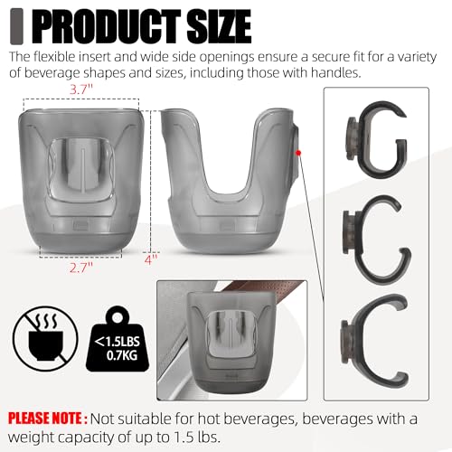 Image of Baby Stroller Cup Holder for Uppa-Baby Vista, Cruz, Minu Stroller