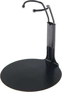 Plymor DSP-25B Black Adjustable Action Figure Stand, fits 4.5, 5, and 5.5 inch Action Figures, Waist is 1 to 1.5 inches Wide, 3 to 3.5 inches Around