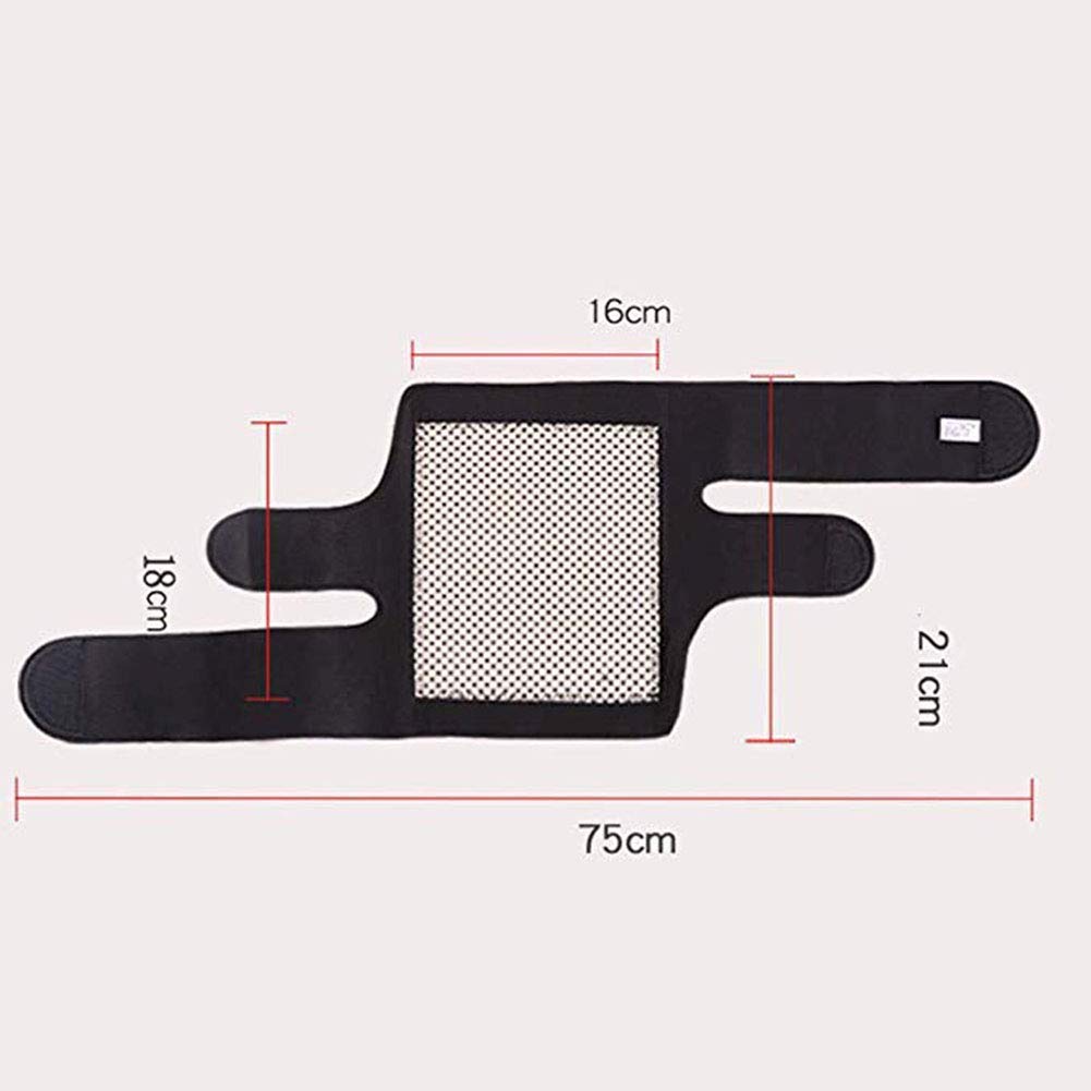 1 Paar selbsterwärmende Kniebandage, selbsterwärmende Turmalin-Magnettherapie-Knieschutzorthese for Arthritis als Heizkissen bei Knieverletzungen und Arthritisschmerzen,Selbstwärmende Kniepa