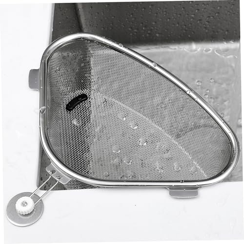 Colador triangular de acero inoxidable Vaguelly para fregadero miniatura 5