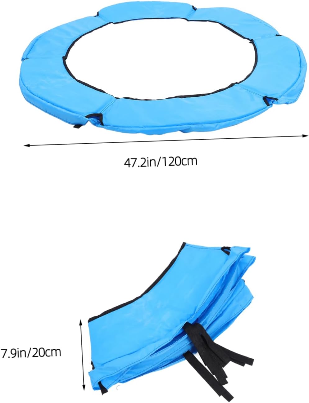 Oxford Cloth Trampoline Cover Jumping Bed Edge Wrapper Pad Protective Mat for Boys and Girls Safety