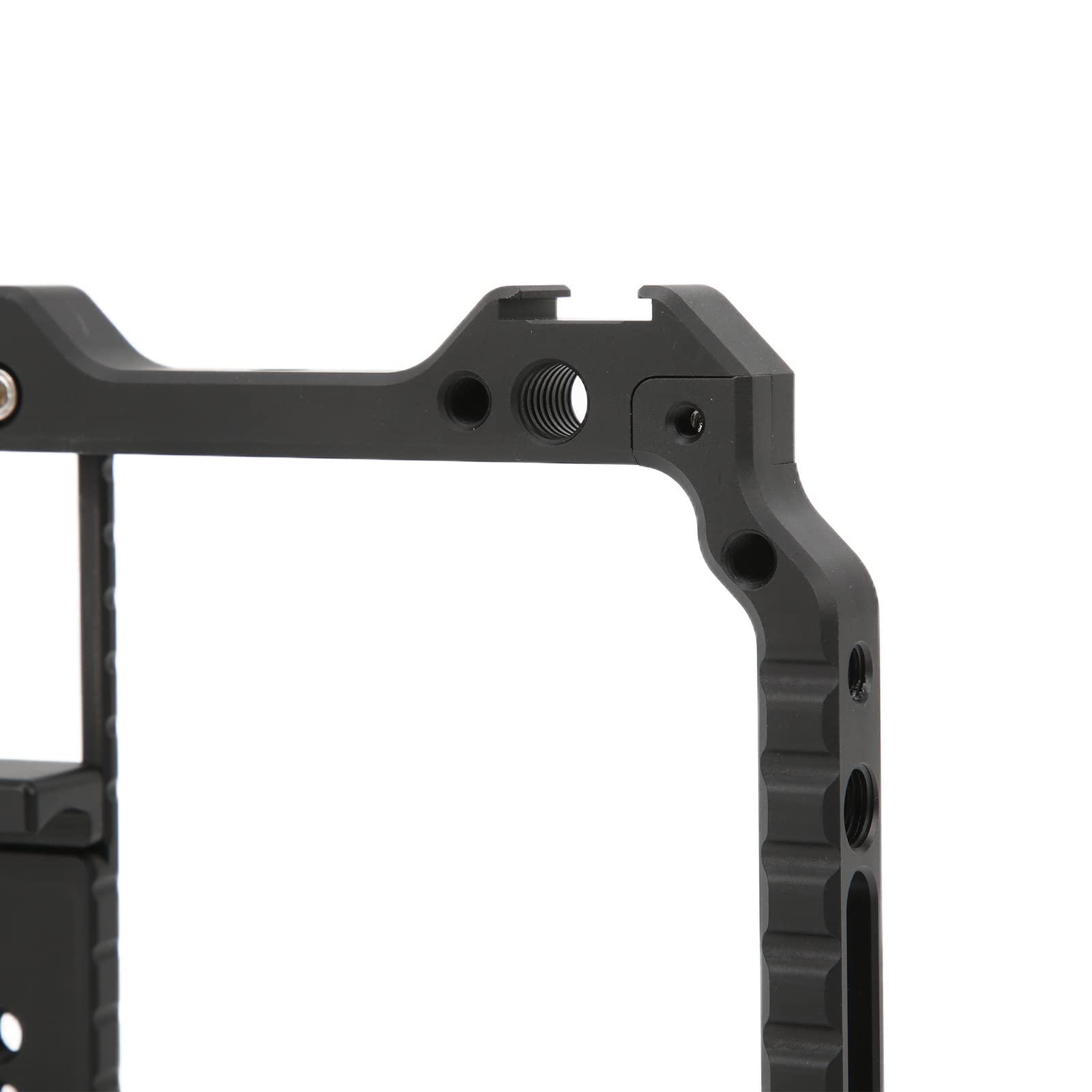 Jaula Universal para teléfono móvil, Soporte Manual de vídeo para vlogging, Montura de aleación para teléfono con Orificios para Tornillos de 1/4 y 3/8 Pulgadas, Puerto de Zapata