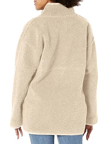 VELVET BY GRAHAM & SPENCER Women's Albany Lux Sherpa Reversible Jacket, Ecru2