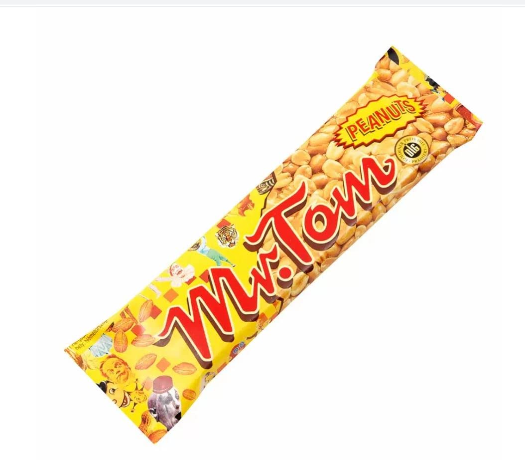 10 X 40g MR TOM Peanut Brittle BAR - Roasted Peanut in Caramel Bars