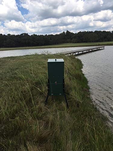 Foreverlast Woods to Water Directional Fish/Wildlife Feeder, 125 LBS, Green