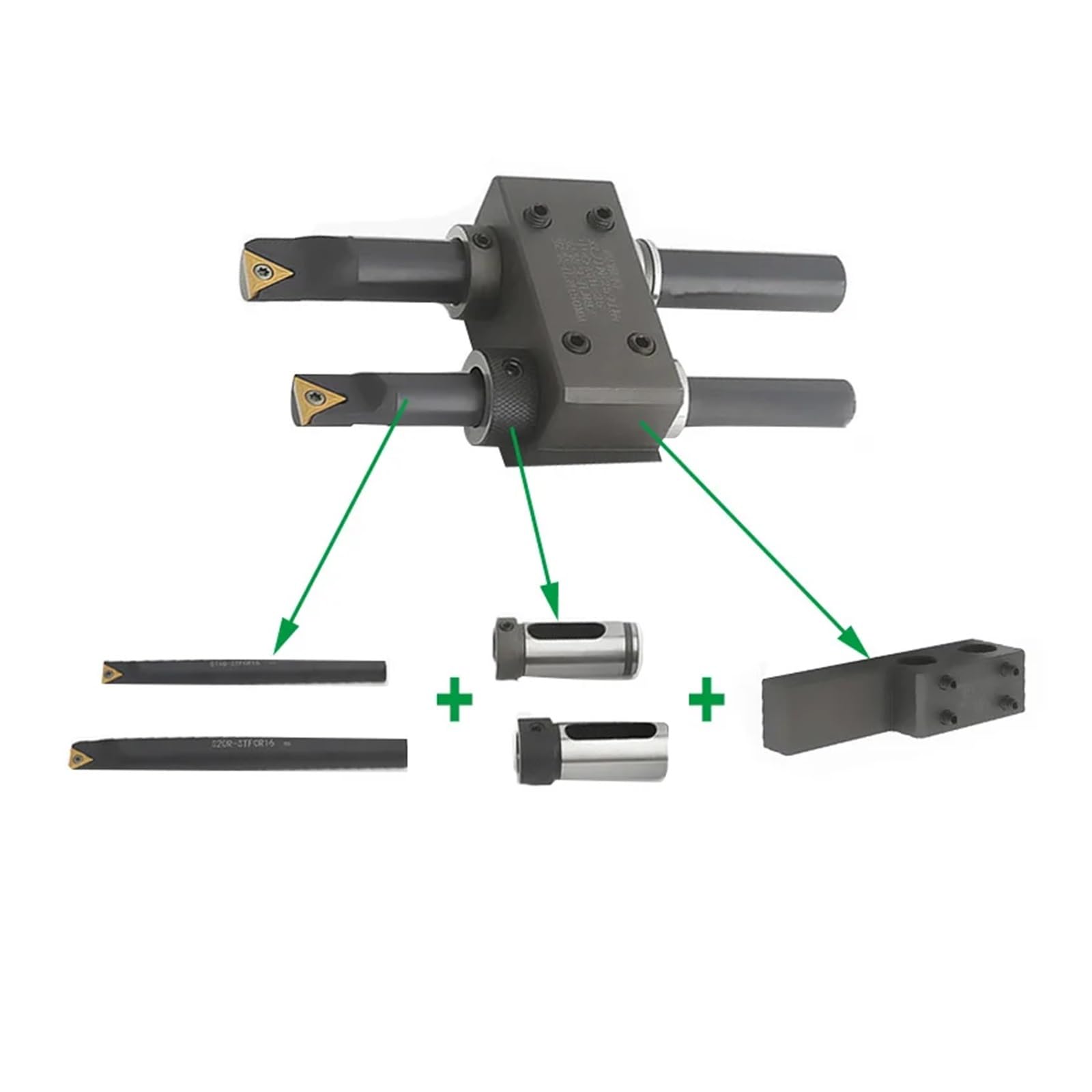 Adaptador de enchufe para torno y fresadora CNC Herramienta de torno CNC de manga reductora de diámetro D20/25/30/40 for perforación en U, guía de agujero interior Variable(D32-MT3)