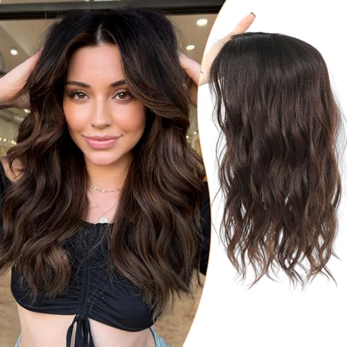 PANEWAY 16 Inch Wavy Synthetic Hair Topper