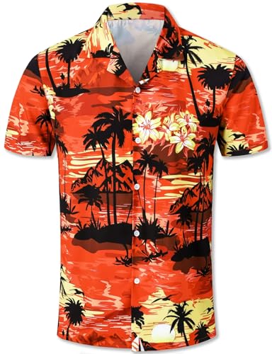 Image of SANGTREE Family Matching Hawaiian Outfits , Casual Beach Travel Clothes ,Vacation Clothing Set for Women & Men & Girls & Boys
