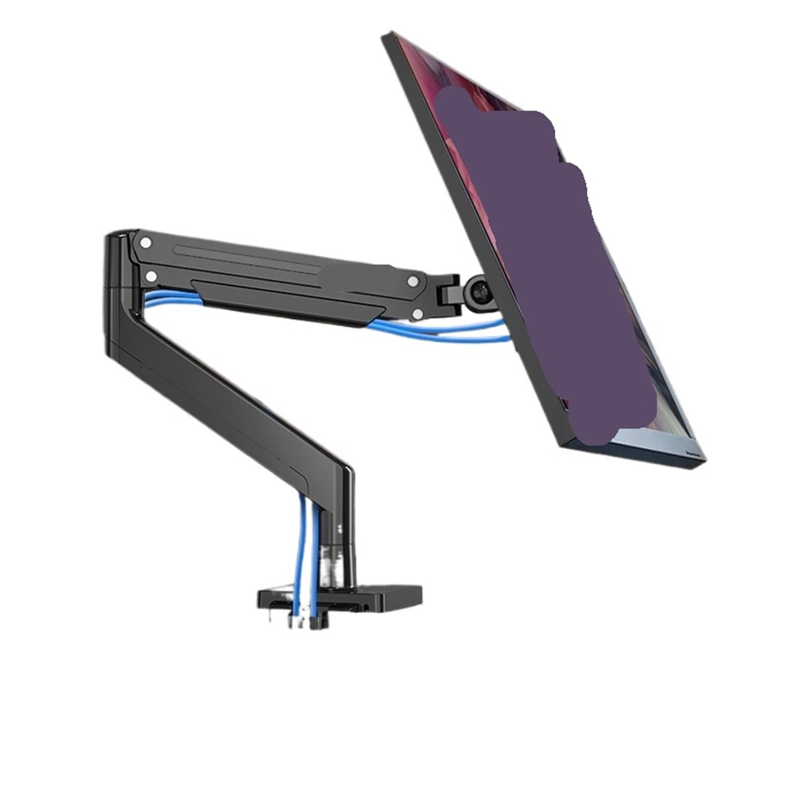 IKPGBZXM Monitor stand robotic arm cantilever lifting and rotating(Black1)