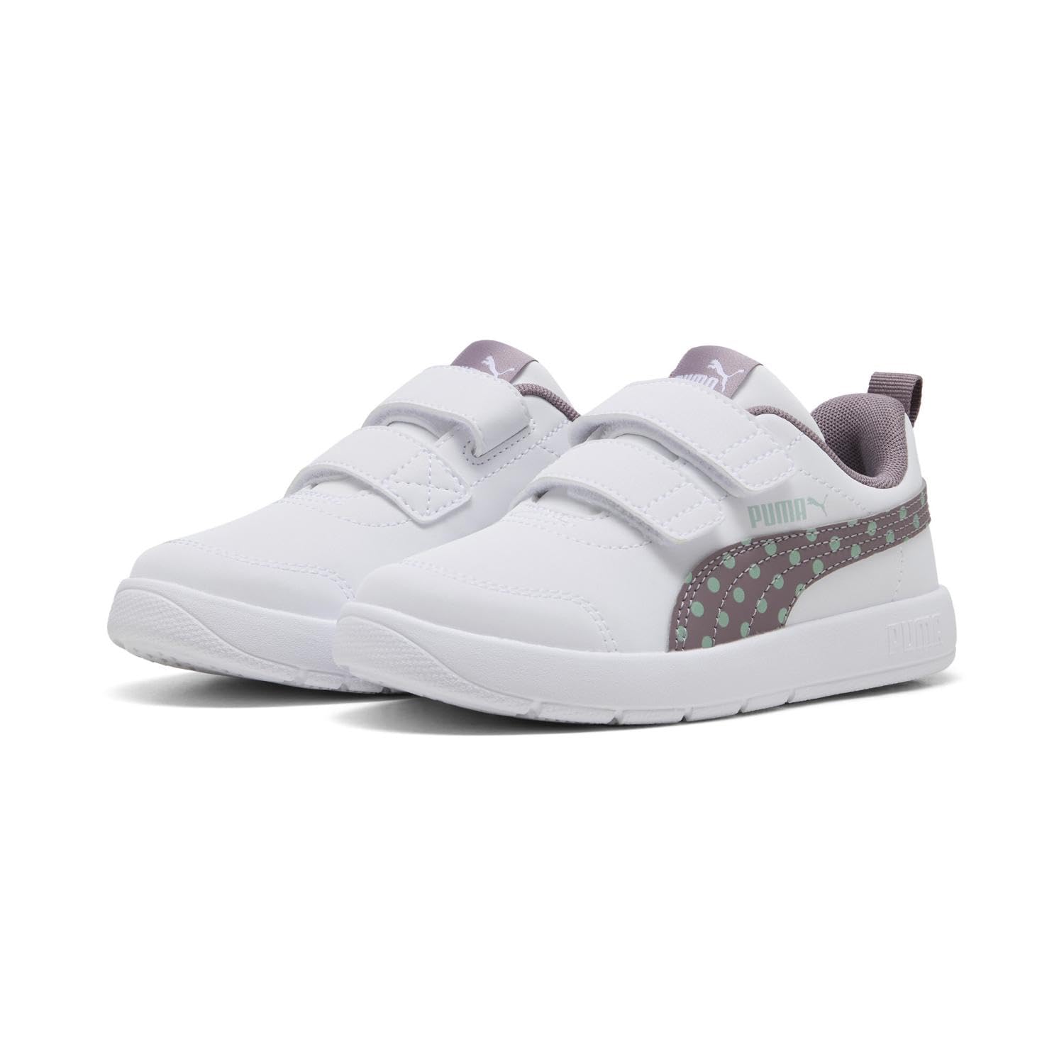 PUMA Mädchen Courtflex V3 Dotty V Ps Sneaker