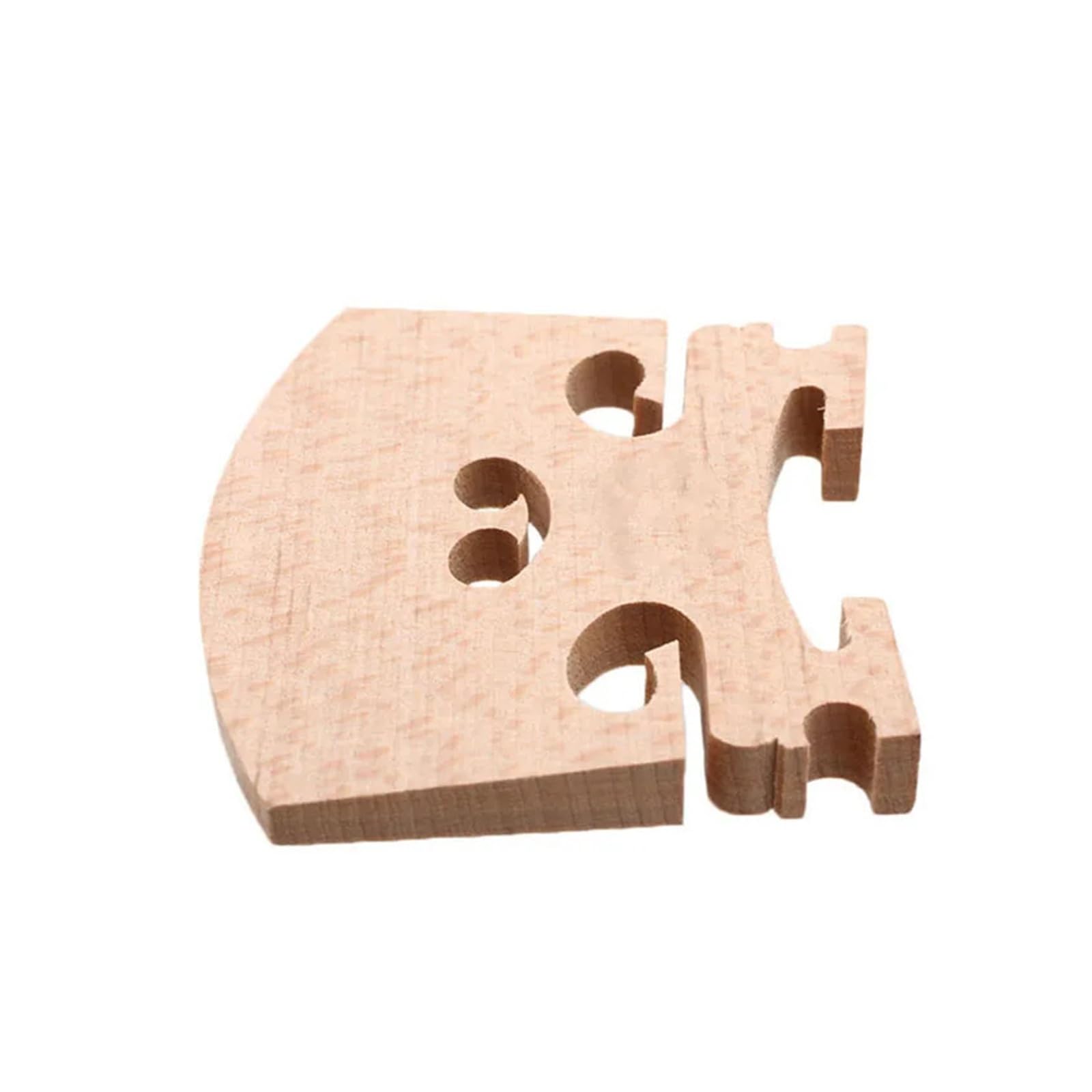 20 piezas 4/4, 3/4, 1/2, 1/4, 1/8, 1/10, 1/16, 1/32, puente de violín, instrumentos de cuerdas en forma de corazón de madera, juego de puentes de violín(20PCS 1-2 Size)