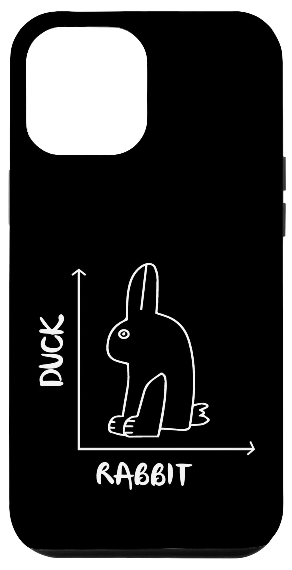 Amazon.co.jp: iPhone 15 Pro Max アヒルまたはウサギ/ウサギ、賢い脳