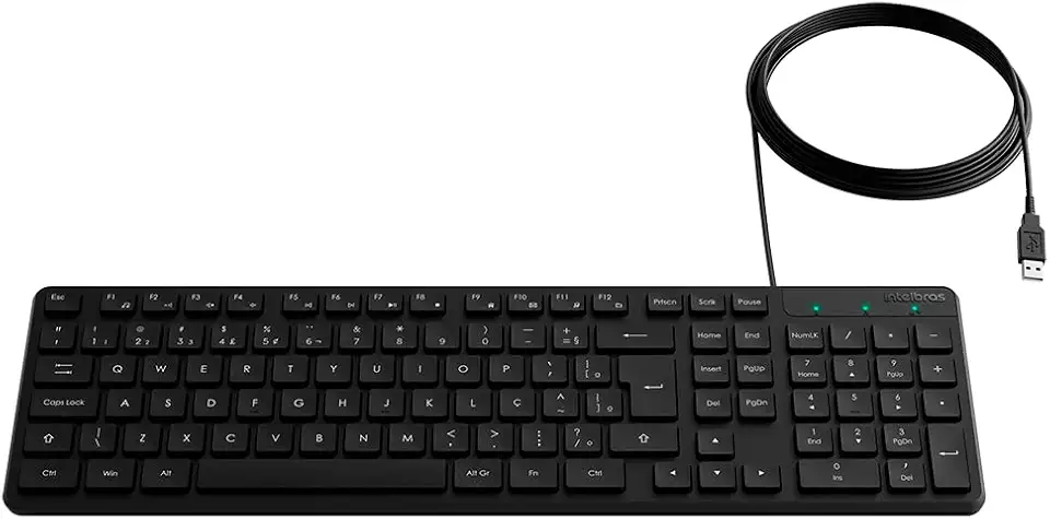 Teclado Com Fio TCI 10 Preto Intelbras