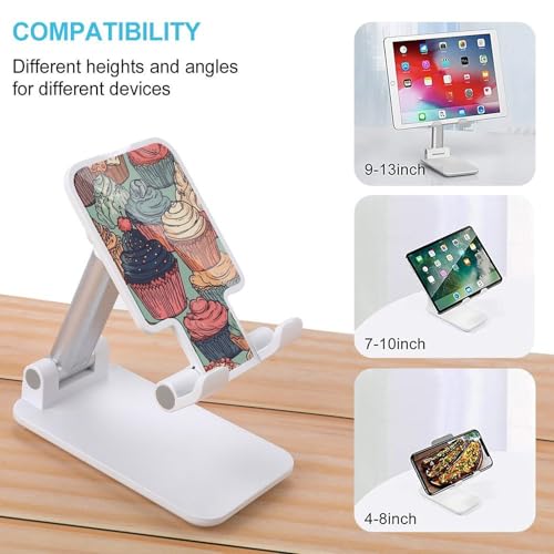 Support de téléphone portable pliable gâteau réglable bureau smartphone iPhone compatible Android