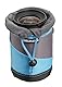 Cullmann Kleine 98632 und Wasserabweisende Schutz-Tasche für Kamera-Objektiv, Cyan/Grau, Lens Container, 80 x 100 x 80 mm