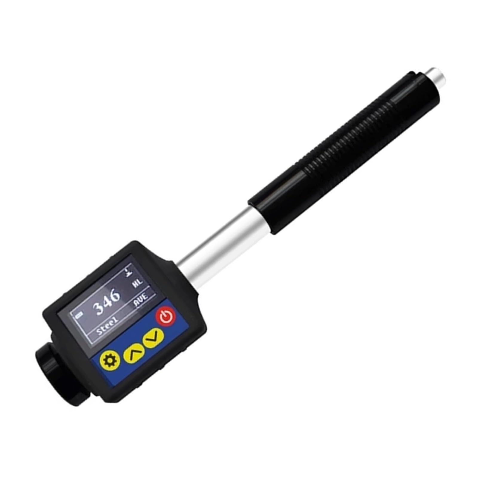 Pen-Type Hardness Tester, Digital Metal Hardness Tester for Stainless Steel Range Durometer (Size : Black)