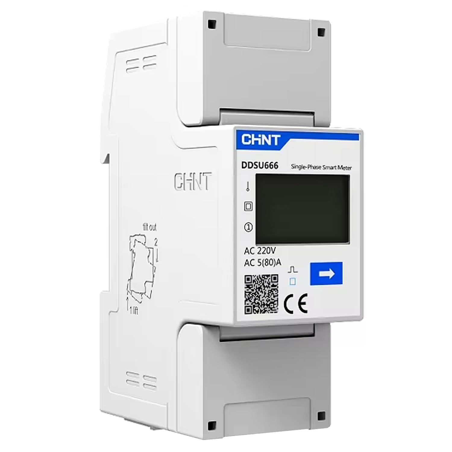 Growatt Smart Meter SPM-C1 - Präzise Messung, Einfache Installation & Intelligente Energieverwaltung - Stromzähler/Energiezähler/Solaranlage