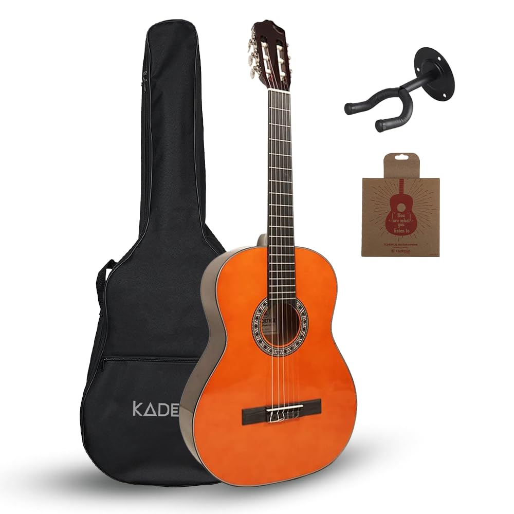 Kadence 39” Classical Guitar Nylon Strings Acoustic Guitar with Truss Rod for Beginner Professional With Bag (KCL01)-image-32