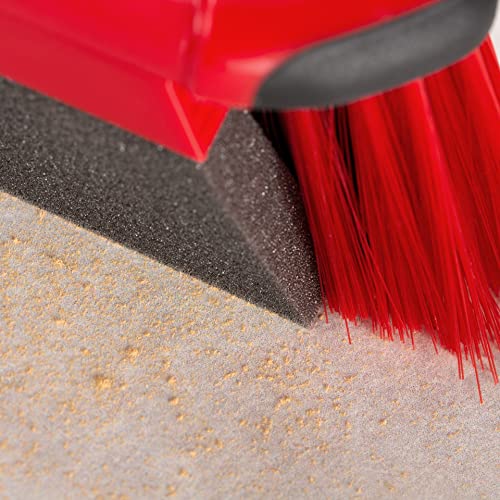 Vileda DuActiva Besen Set, 3-TLG Stiel, 2in1 Kehrset, Kein Staub Aufwirbeln, Mikroschaum, Eco-Verpackung, Perfekt für Allergiker