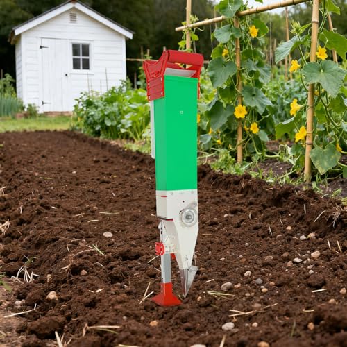 Manual sembradora ajustable portátil 2.43 lbs capacidad miniatura 3