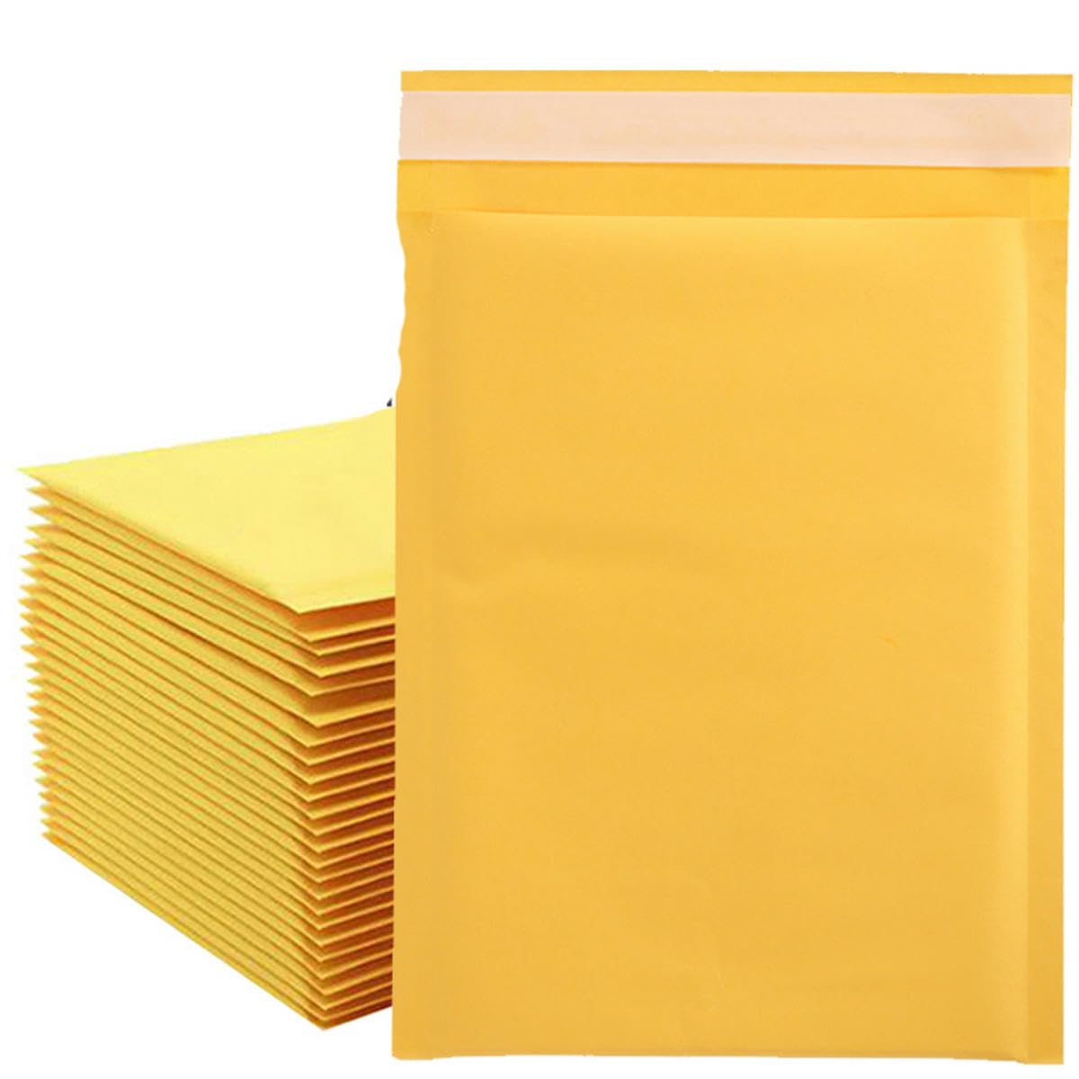 50 sztuk/partia Kraft Paper Bubble Mailers Koperty Torby Wyściełana koperta wysyłkowa z bąbelkową torbą pocztową Torba do pakowania