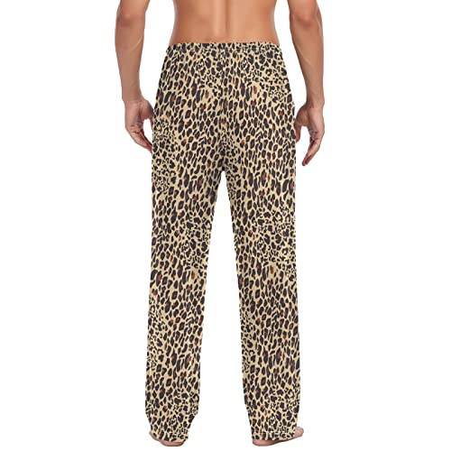ALAZA Men's Leopard Skin Patern Sleep Pajama Pant2