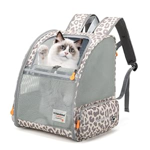 Montana West Cat Carrier Backpack for Small Medium Dog & Puppies with Breathable Mesh for Hiking Camping Backpack