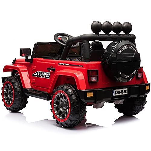 Carro Elétrico Jipe Vermelho, Bang Toys