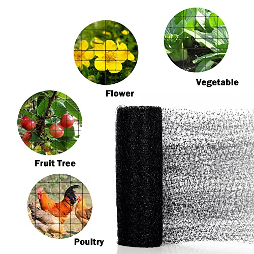 Poyee Garden Netting - 7 X 65 Ft Heavy Duty Garden Net For Vegetables And Fruit Trees #TOP5