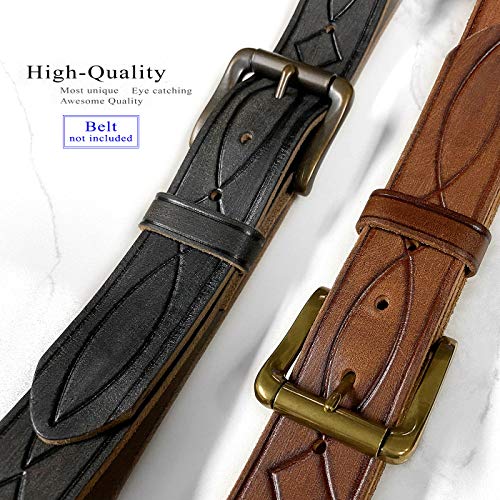 Classic Single Prong Replacement Roller Belt Buckle, Fits 1-1/2" wide4