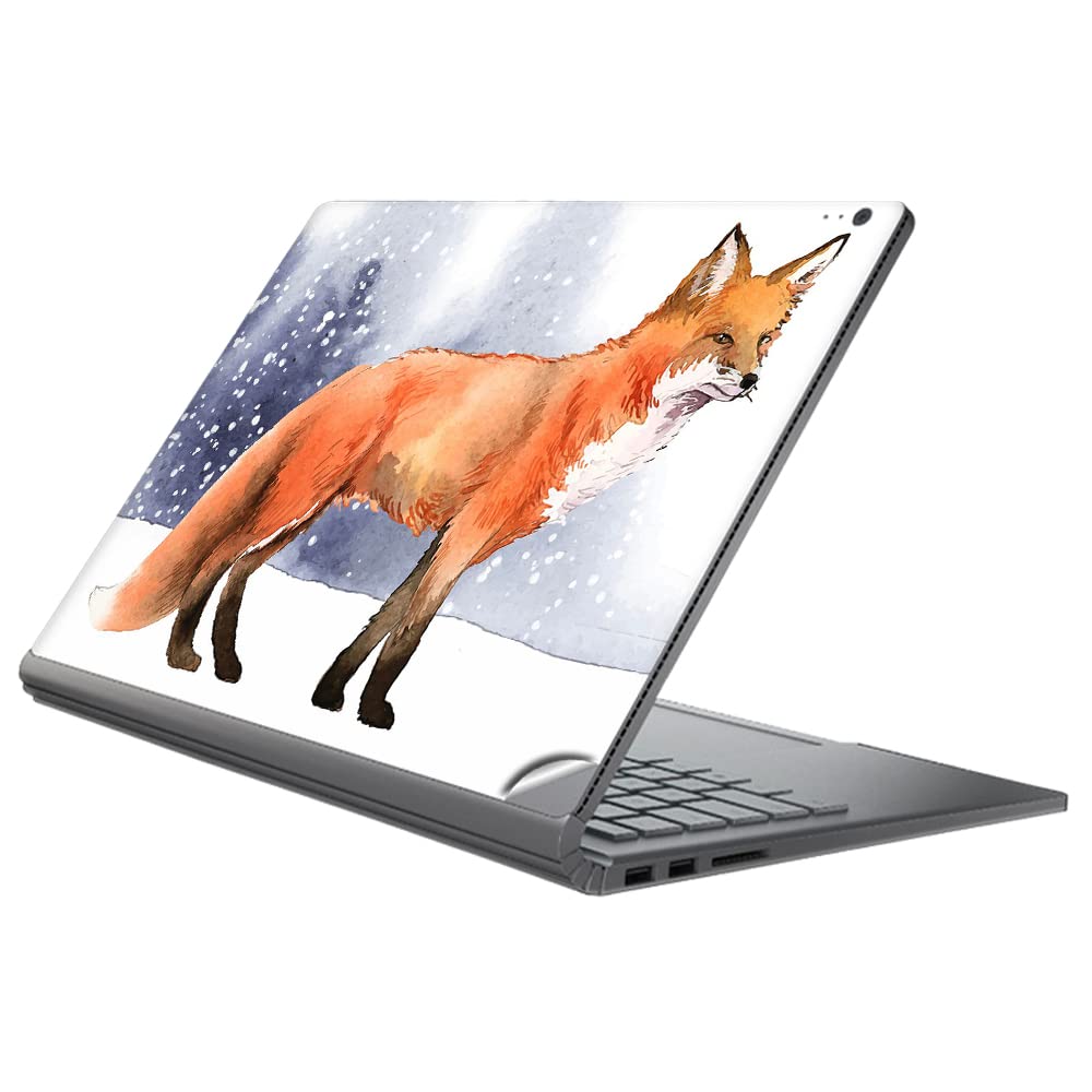 GADGETSWRAP Laptop Decal Vinyl Sticker Top Only Compatible with Surface Book - Fox 2