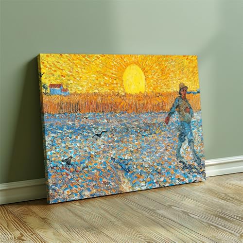 SWBOCJNFMU Vincent Van Gogh The Sower Canvas Posters for Wall
